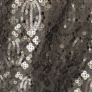 Calvin Klein black sequin dress- 4p petite